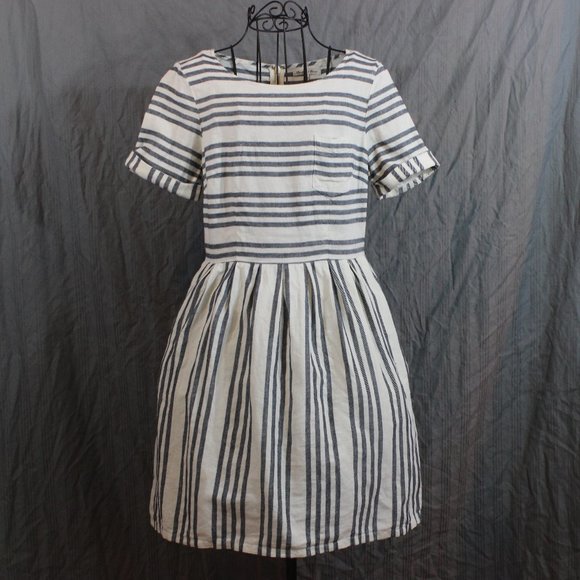 Madewell Dresses & Skirts - Madewell Broadway and Broome Linen Blend Dress 2